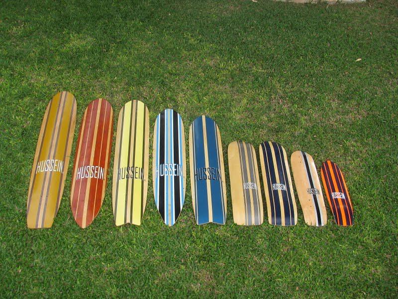 Hussein Classic Board — round pin tail view