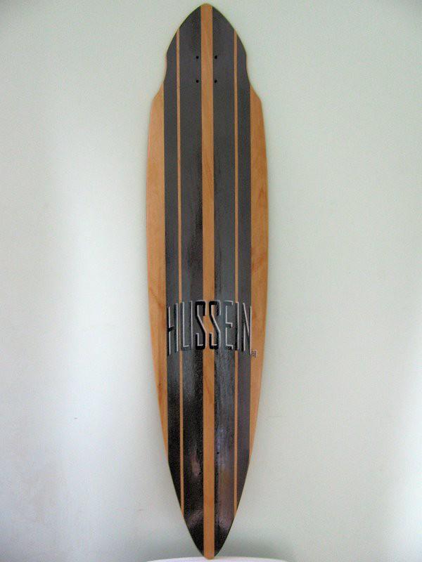 Hussein Classic Board — hand-painted deck art