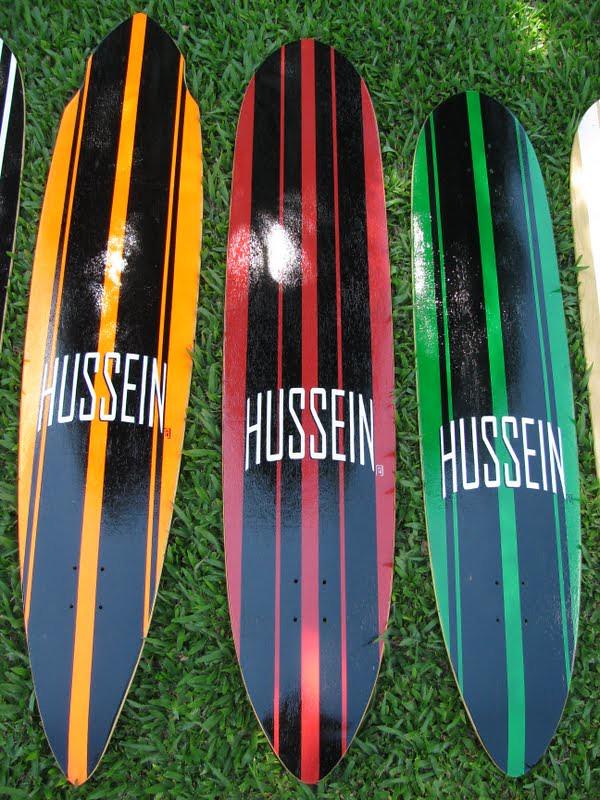 Hussein Classic Board — diamond tail close-up